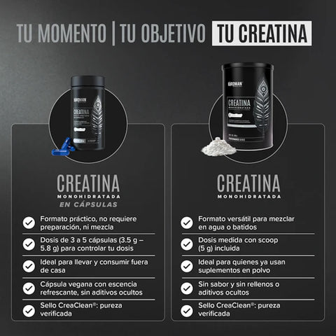 Creatina Monohidratada 125 cápsulas Birdman
