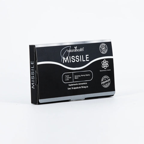 ProYectile+ 120 cáps y 2 carteras de 10 caps Missile Natural Health