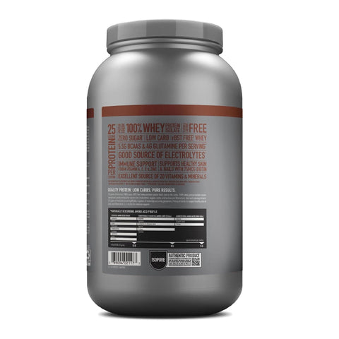 Proteína Nature´s Best Isopure Low Carb 3 Lbs sabor Chocolate