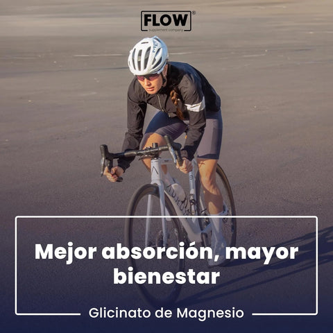 Glicinato de Magnesio de 500 mg 90 cápsulas FLOW