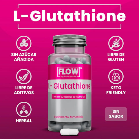 Glutation 90 Cápsulas De 500 Mg Flow