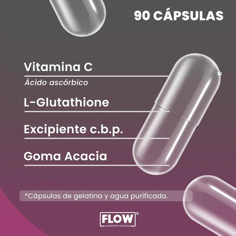 Glutation 90 Cápsulas De 500 Mg Flow
