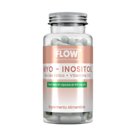 Myo Inositol 90 cápsulas 500 mg FLOW