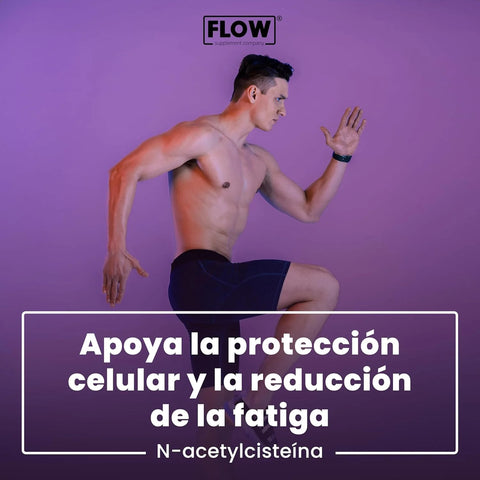 NAC (N-acetylcisteína) 60 cápsulas de 600 mg Flow