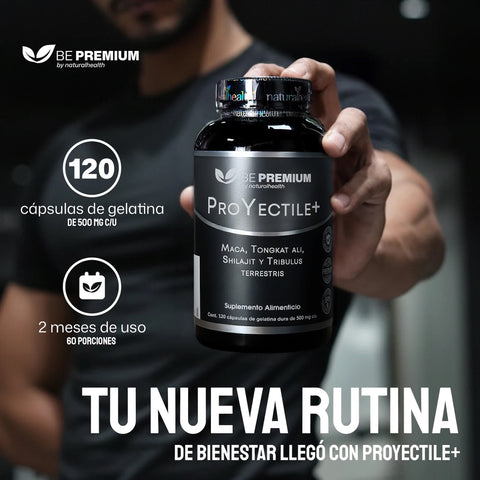 ProYectile+ 120 cáps y 2 carteras de 10 caps Missile Natural Health