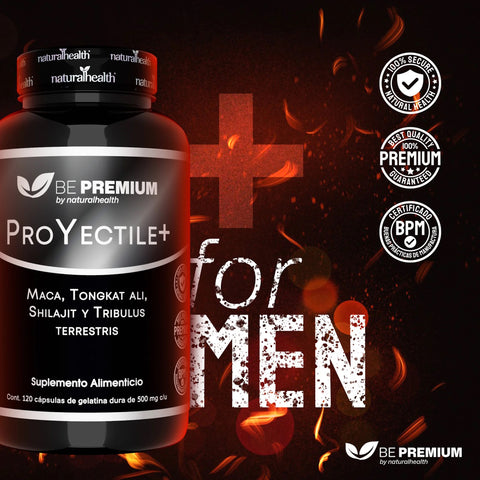 Maca Tongkat Ali Shilajit 120 caps ProYectile+ Natural Health
