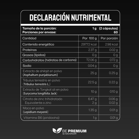 ProYectile+ 120 cáps y 2 carteras de 10 caps Missile Natural Health