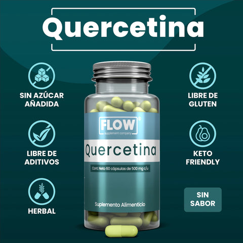 Quercetina 60 cápsulas Flow