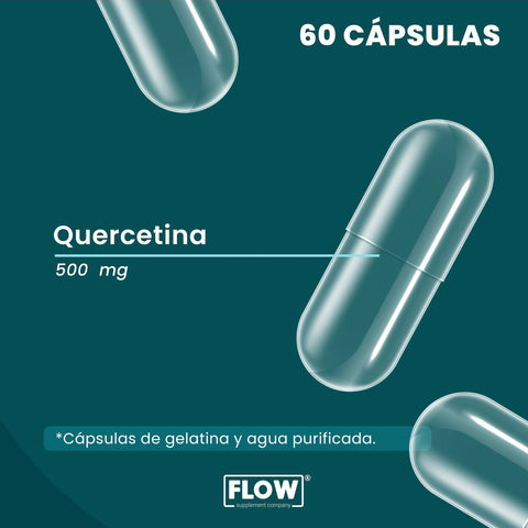 Quercetina 60 cápsulas Flow
