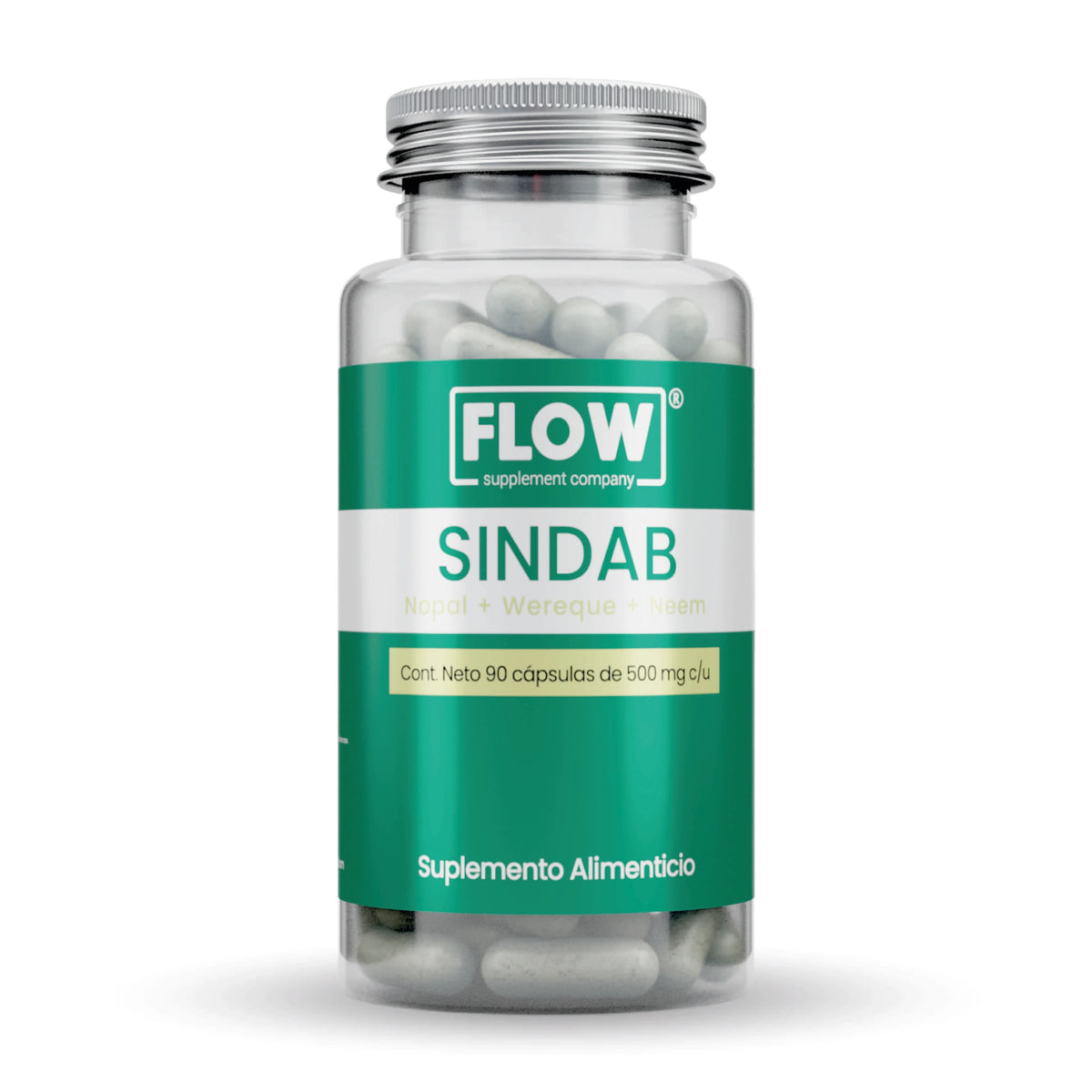 Nopal Wereke Neem 90 capsulas SINDAB Flow