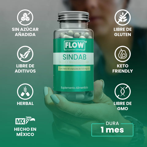 Nopal Wereke Neem 90 capsulas SINDAB Flow