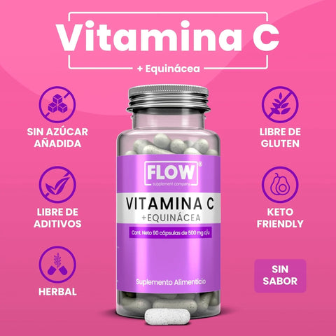 Vitamina C Equinacea 90 cápsulas